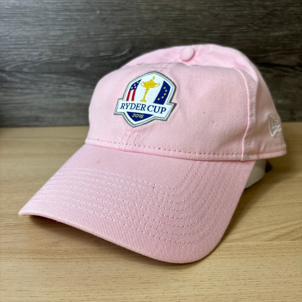 Ryder Cup Hat Cap Strap Back Pink Team USA 2016 New Era Golf Performance